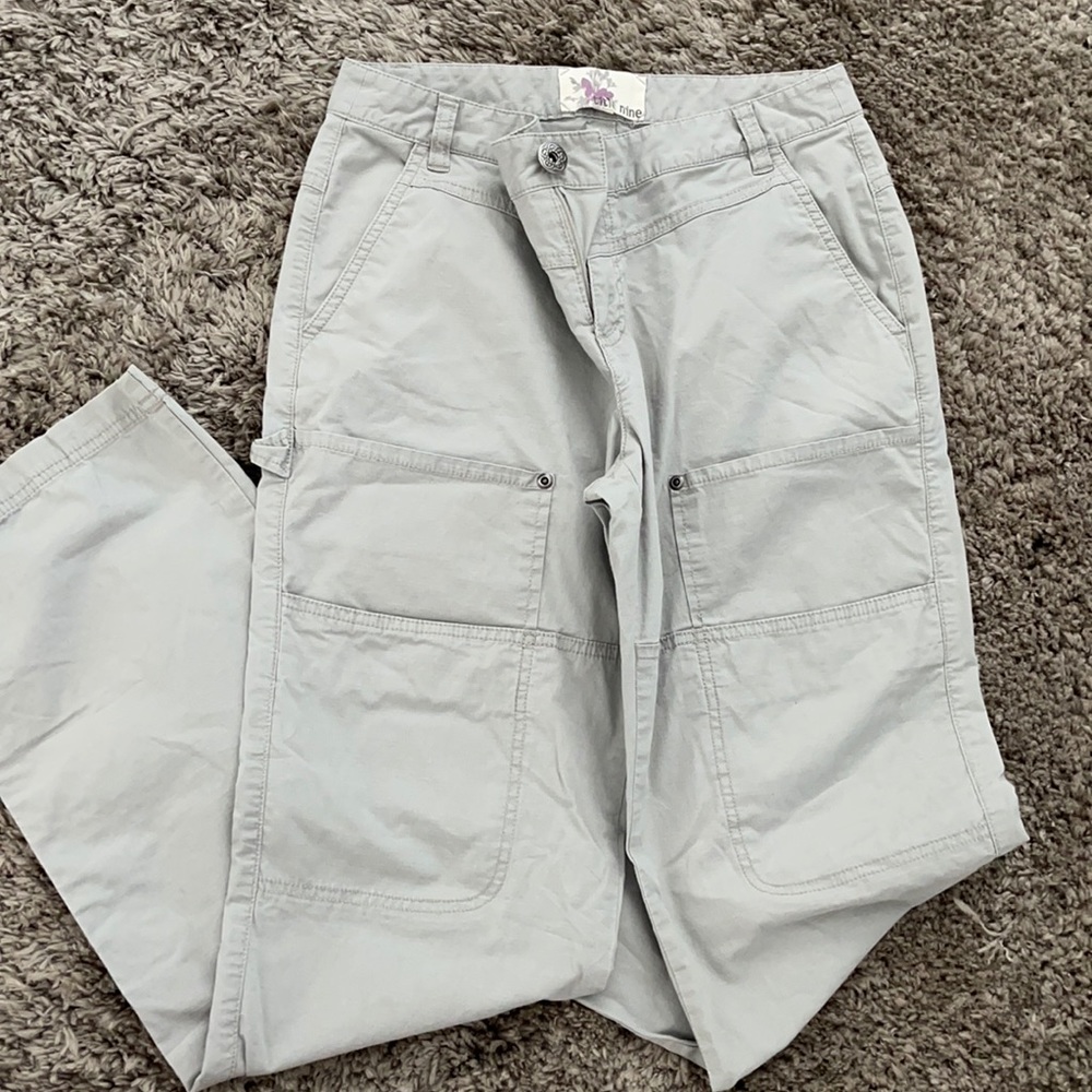 Title Nine hiking pants, size 6 light gray